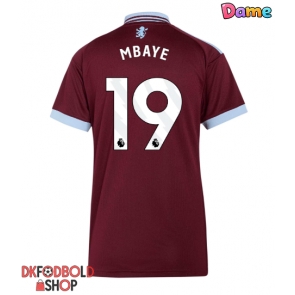 Aston Villa Ibrahim Mbaye #19 Hjemmebanetrøje Dame 2026-27 Kort ærmer